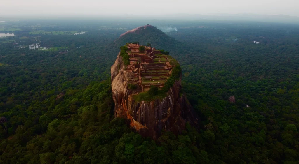 Sigiriya Rock at sunrise - ancient fortress on the Sri Lanka 7 day itinerary