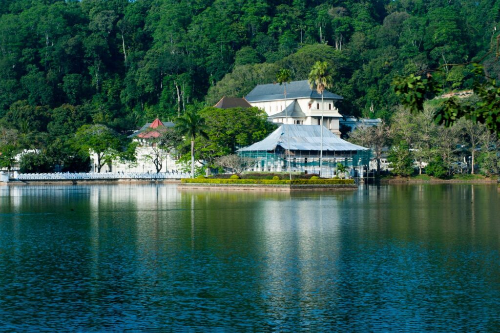 Kandy Esala Perahera 2026 - Kandy Lake and the Temple of the Tooth, the heart of the festival